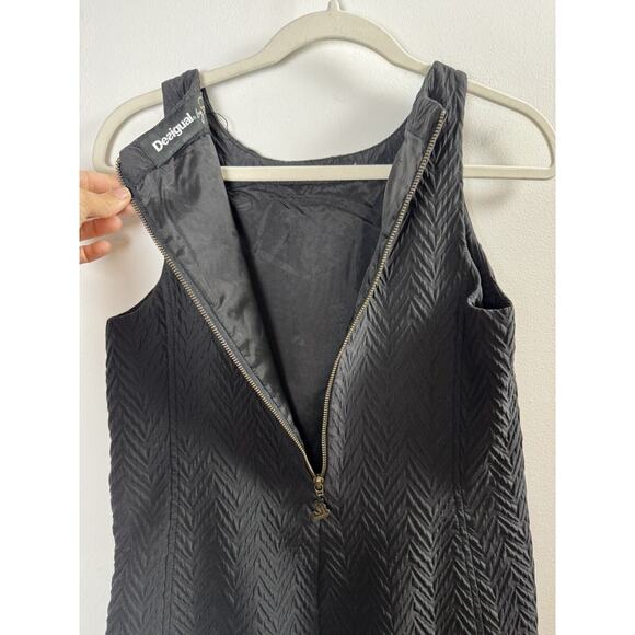 Desigual Shift Dress Artsy Eclectic Unique Minimalist Atypical Preppy Pirate 8 - Picture 7 of 8